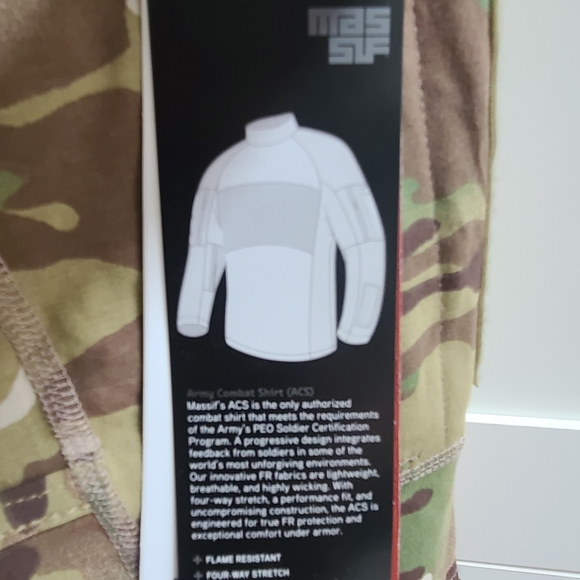 MASSIF ACS Army Combat Shirt Size Small - Picture 6 of 8